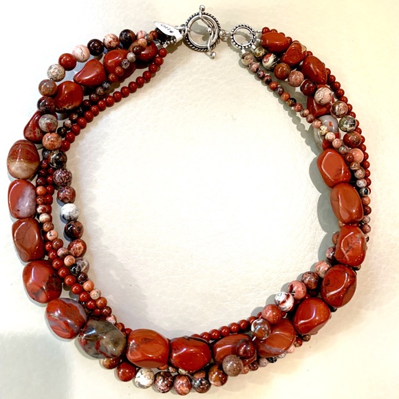 Diva Wear Jewelry - NWT Jasper Multi-strand Necklace